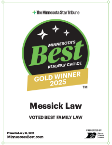 Minnesota's Best Readers choice | Gold Winner 2025 | Messick Law Voted Best Family Law